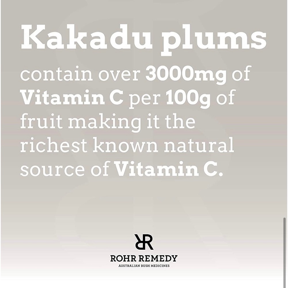 💄 SALE💄 NIB Rohr Remedy Kakadu Plum Vitamin C Face Serum - Picture 9 of 16